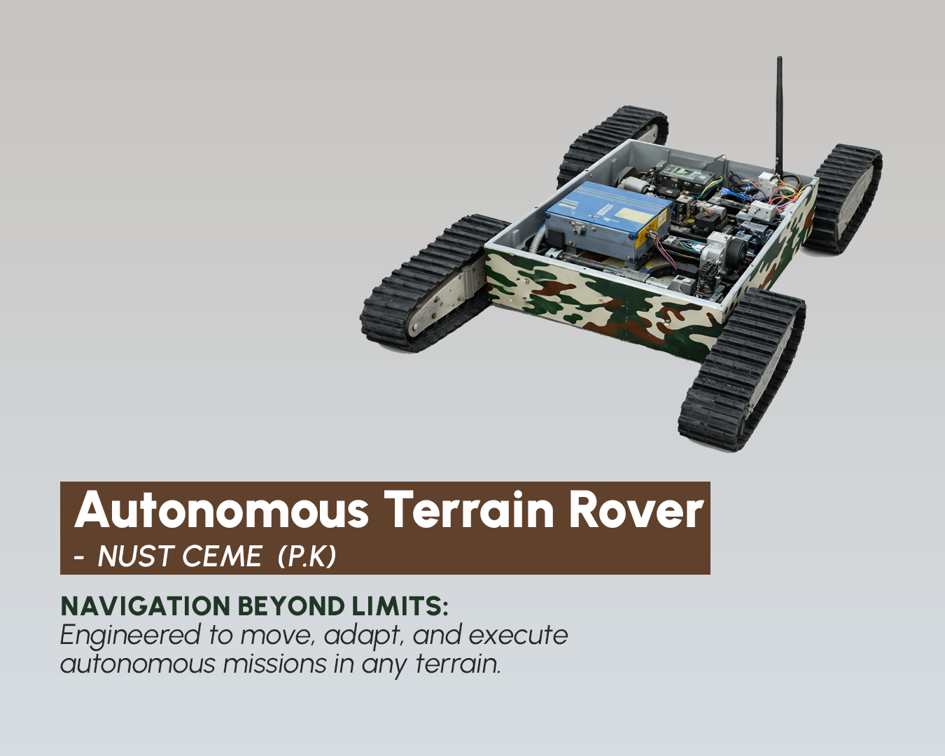 Waypoint Guided VTAMP UGV